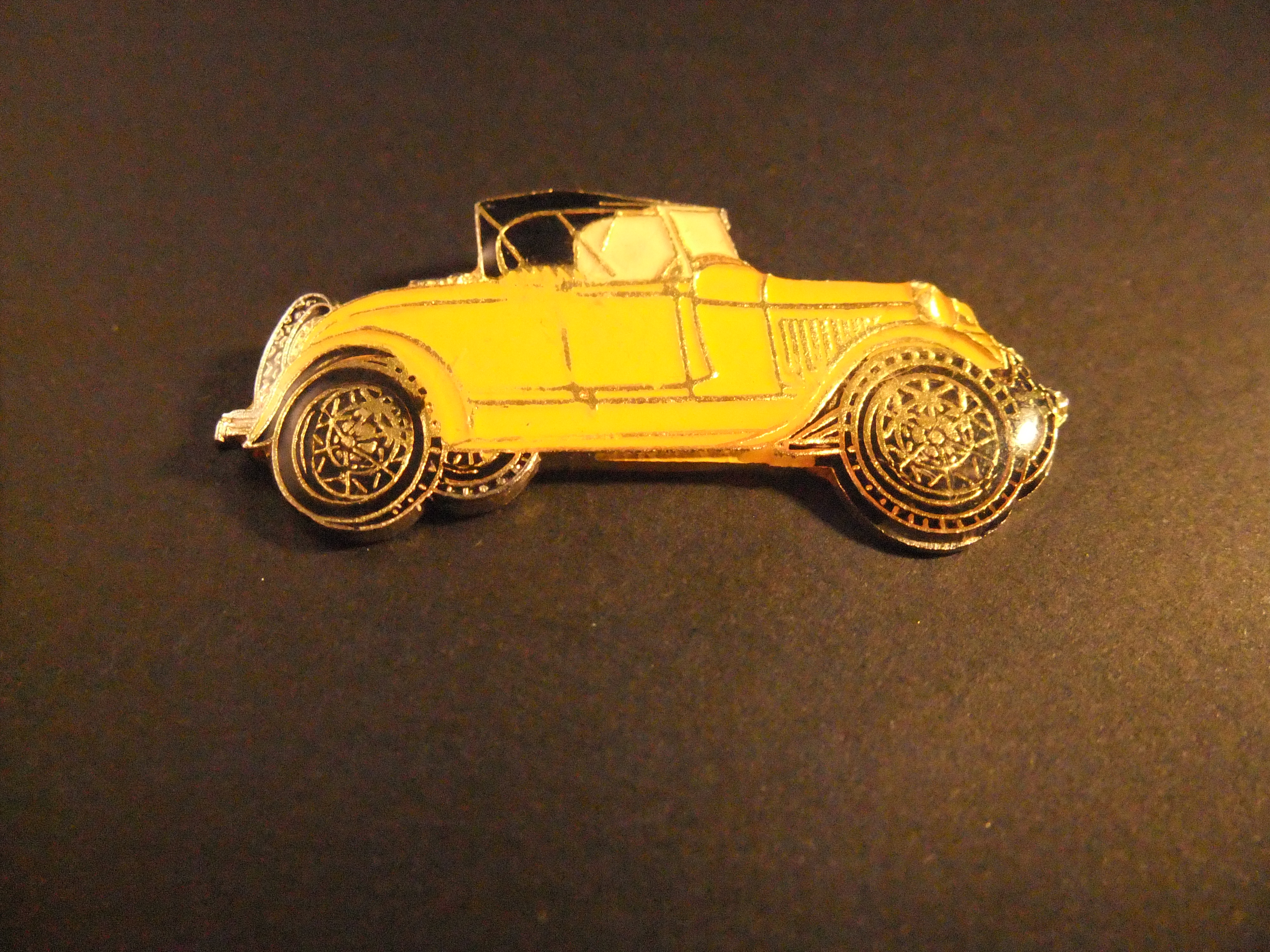 Ford model A roadster 1930 -1931 oldtimer geel